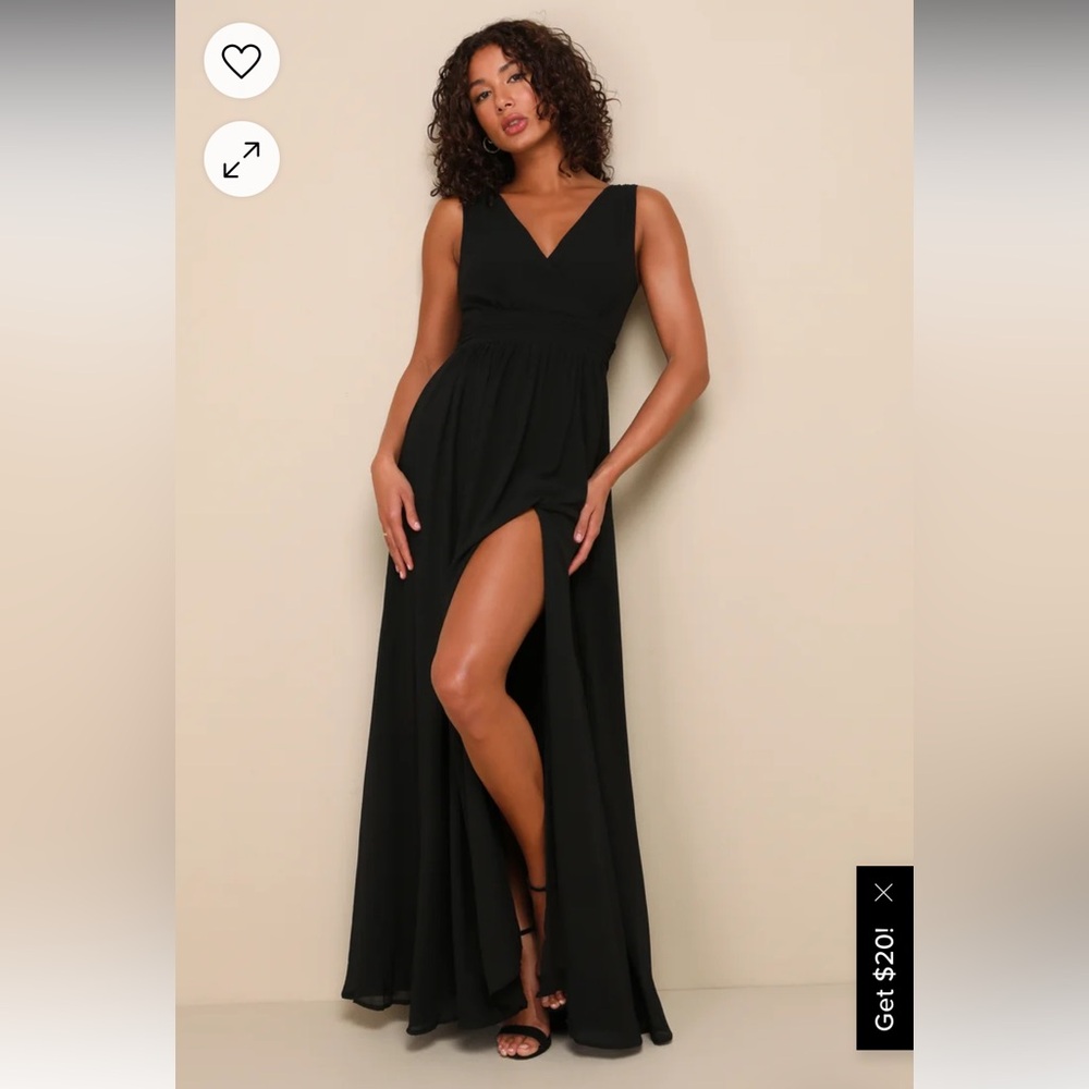 Thoughts of Hue Black Maxi Dress
